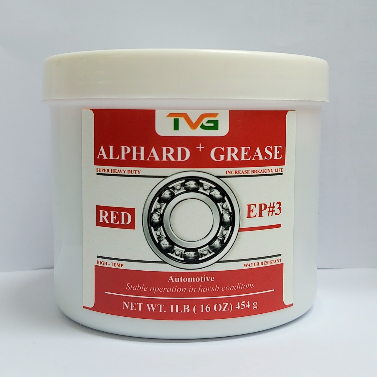 [MỠ BÒ ĐỎ CHỊU NHIỆT 280 ĐỘ - KHÁNG NƯỚC] ALPHARD GREASE RED EP3 454GR