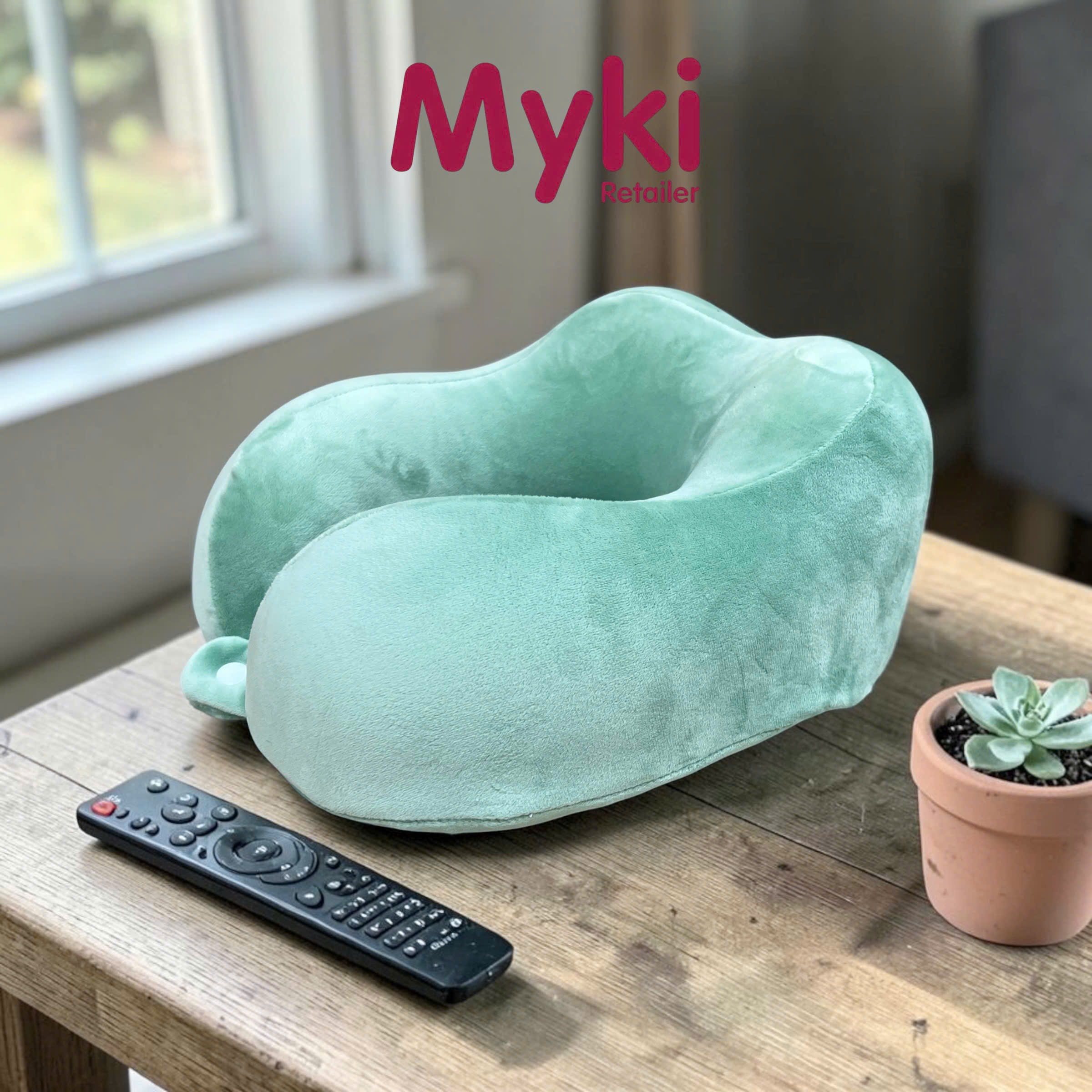 Gối Kê Cổ Cao Su Non Mềm Mịn Chống Đau Vai Gáy