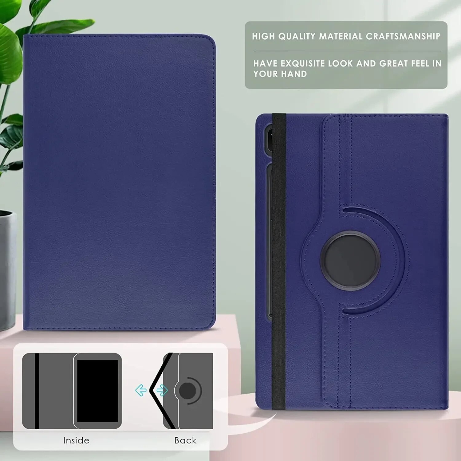 Case bao da chống sốc xoay 360 độ cho Samsung Galaxy Tab S9 / S9 Plus / S9 Ultra hiệu HOTCASE - hàng nhập khẩu