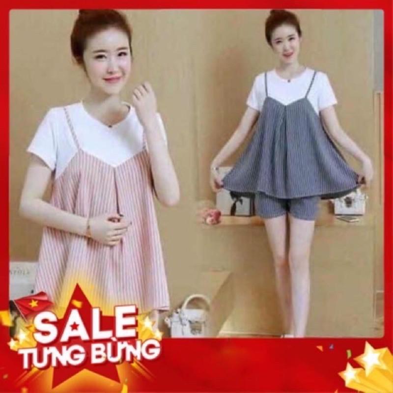 Bộ đồ mặc bầu và sau sinh mới 2021