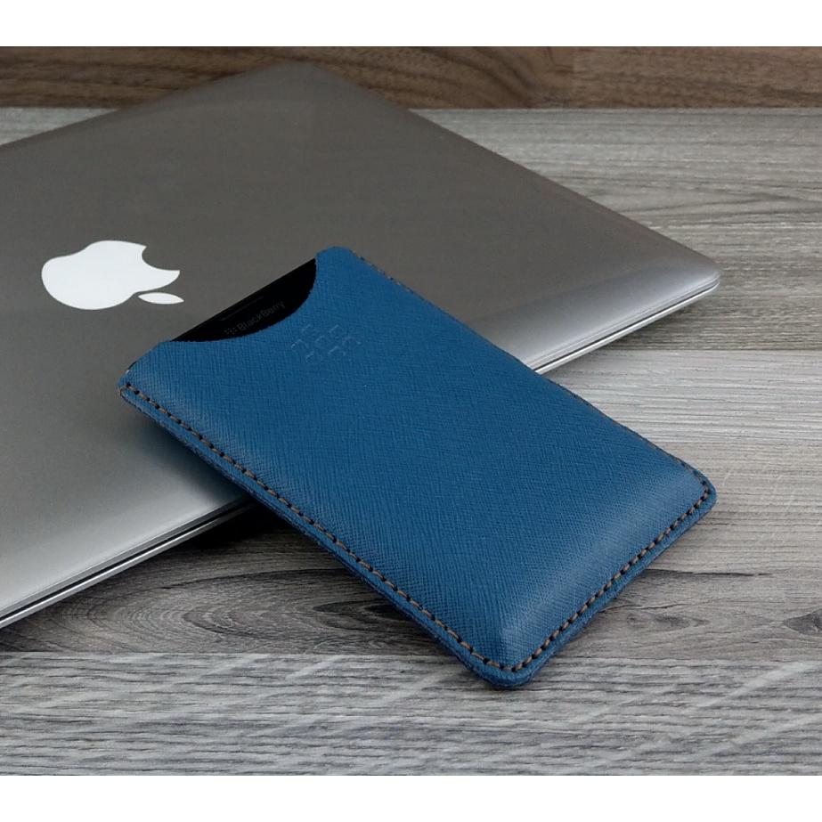 Bao da rút dành cho blackberry passport Q30/ Blackberry silver da bò safiano