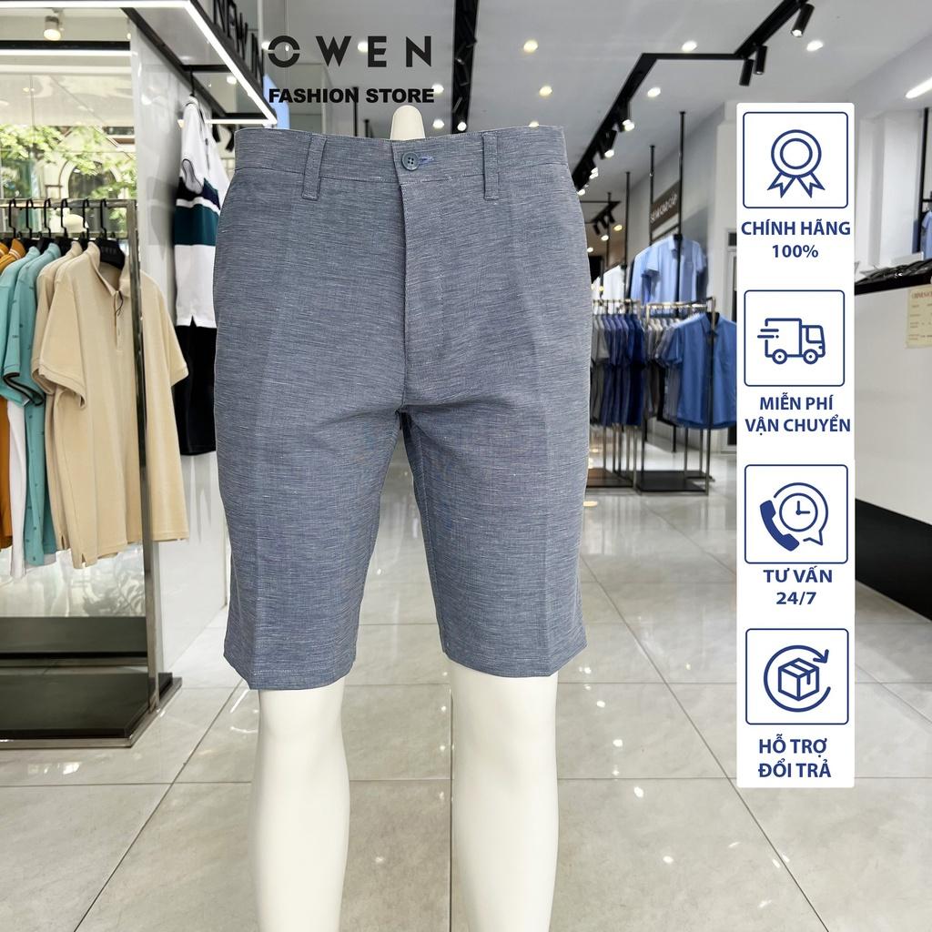 Quần short tây nam owen màu xanh sáng ST231278