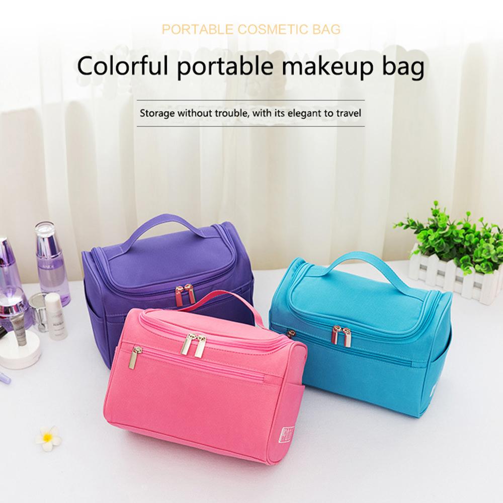 Túi đựng mỹ phẩm, đồ dùng cá nhân dung tích lớn, chất liệu vảipolyester chống thấm nước, bền đẹp