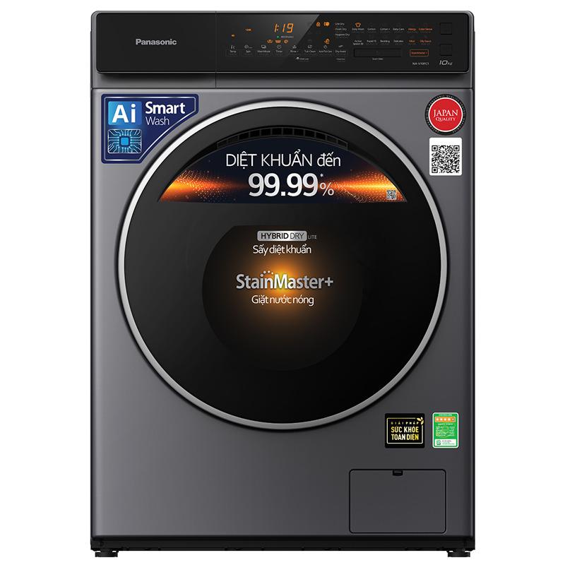 Máy giặt lồng ngang Panasonic Inverter 9Kg NA-V90FC1LVT - Hàng Chính Hãng
