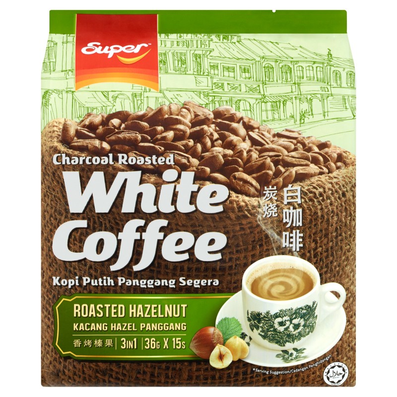 Cà phê trắng Super White Coffee 3 in 1 - Hazelnut