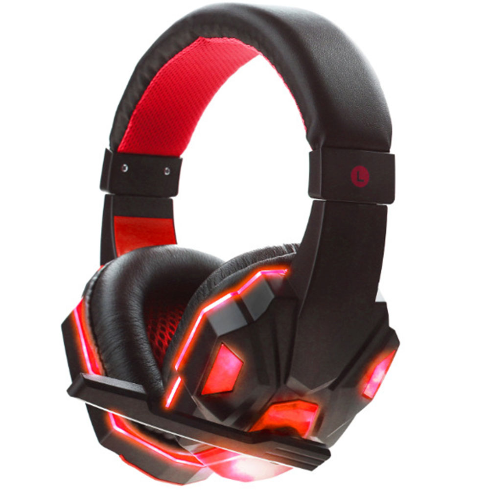 Tai Nghe Chơi Game Có Gắn Đèn Led Kèm Mic