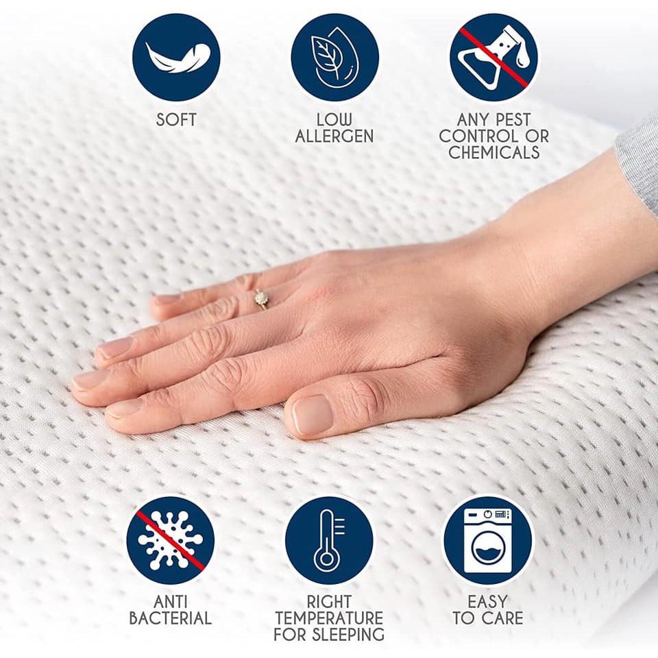 GỐI DREAMZIE MEMORY FOAM PILLOW - GỐI NGỦ CHỐNG ĐAU CỔ VAI GÁY