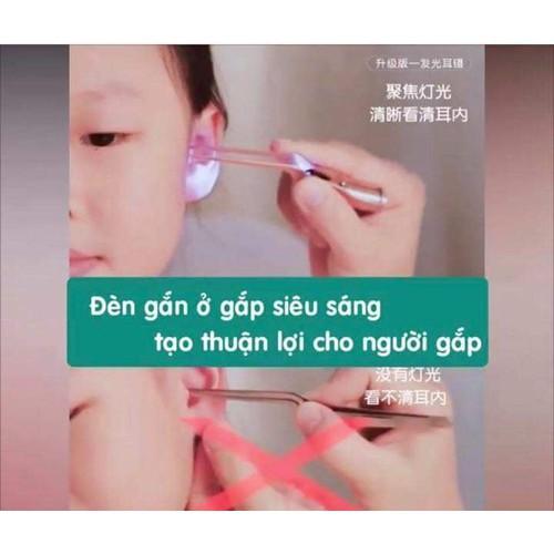 Bộ Lấy Ráy Tai Có Đèn Mới 2018 An Toàn Sạch Sẽ