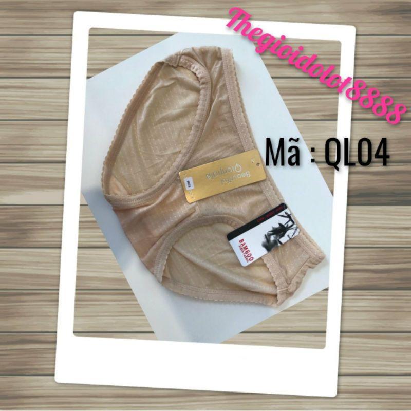 Quần lót ren chất liệu cotton co giãn tốt mã đặt hàng QL04