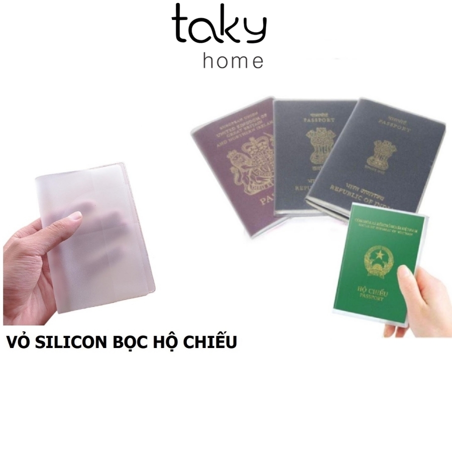 Vỏ Bọc Hộ Chiếu - Vỏ Passport Trong Suốt, Vỏ Đựng Hộ Chiếu, Tiện Dụng, Nhỏ Gọn, Sử Dụng Dễ Dàng An Toàn Khi Đi Du Lịch. 5310