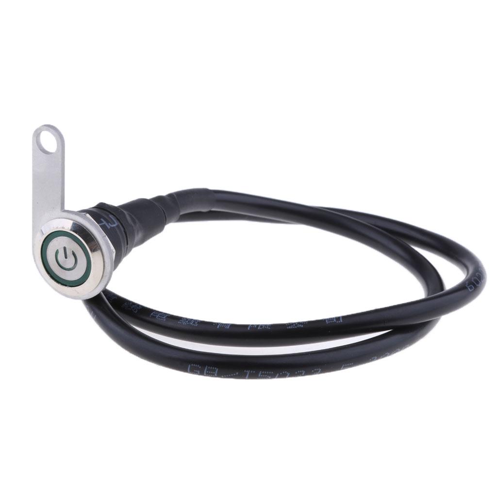 3pcs Motorcycle 12V LED Handlebar Headlight Foglight Switch Push Button