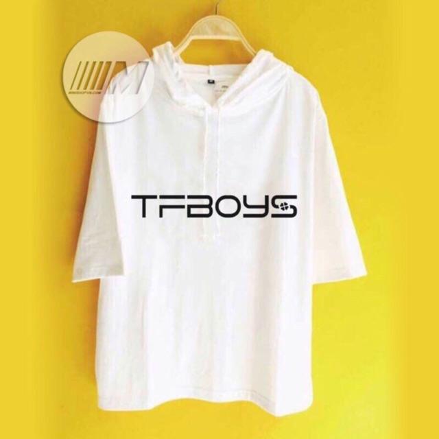 Áo hoodie tay lỡ tfboy mẫu 02