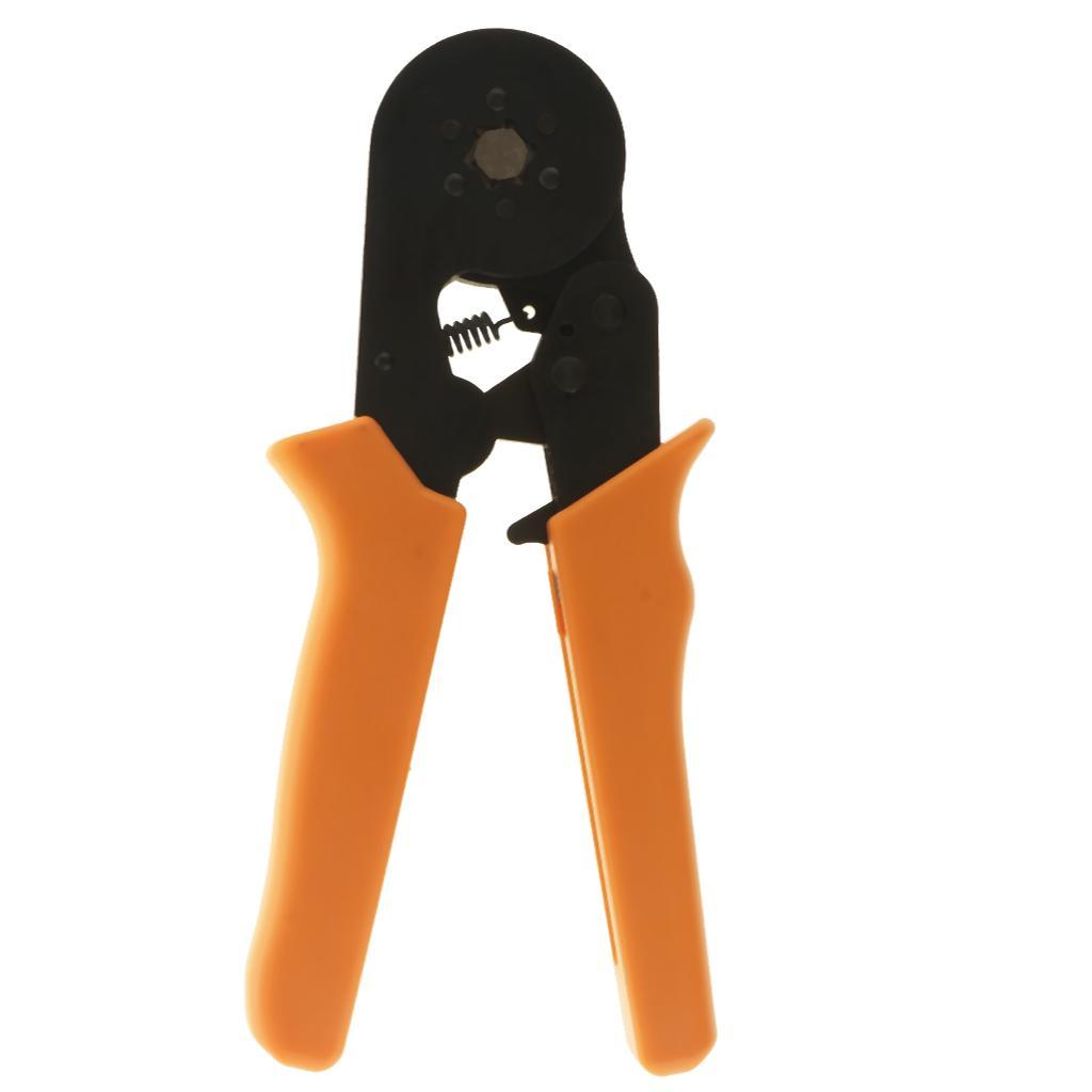 Ratcheting Wire Terminal Crimper For Gage Wire Ends Ferrules D AWG23-10, providing you with easy operation and sturdy crimping