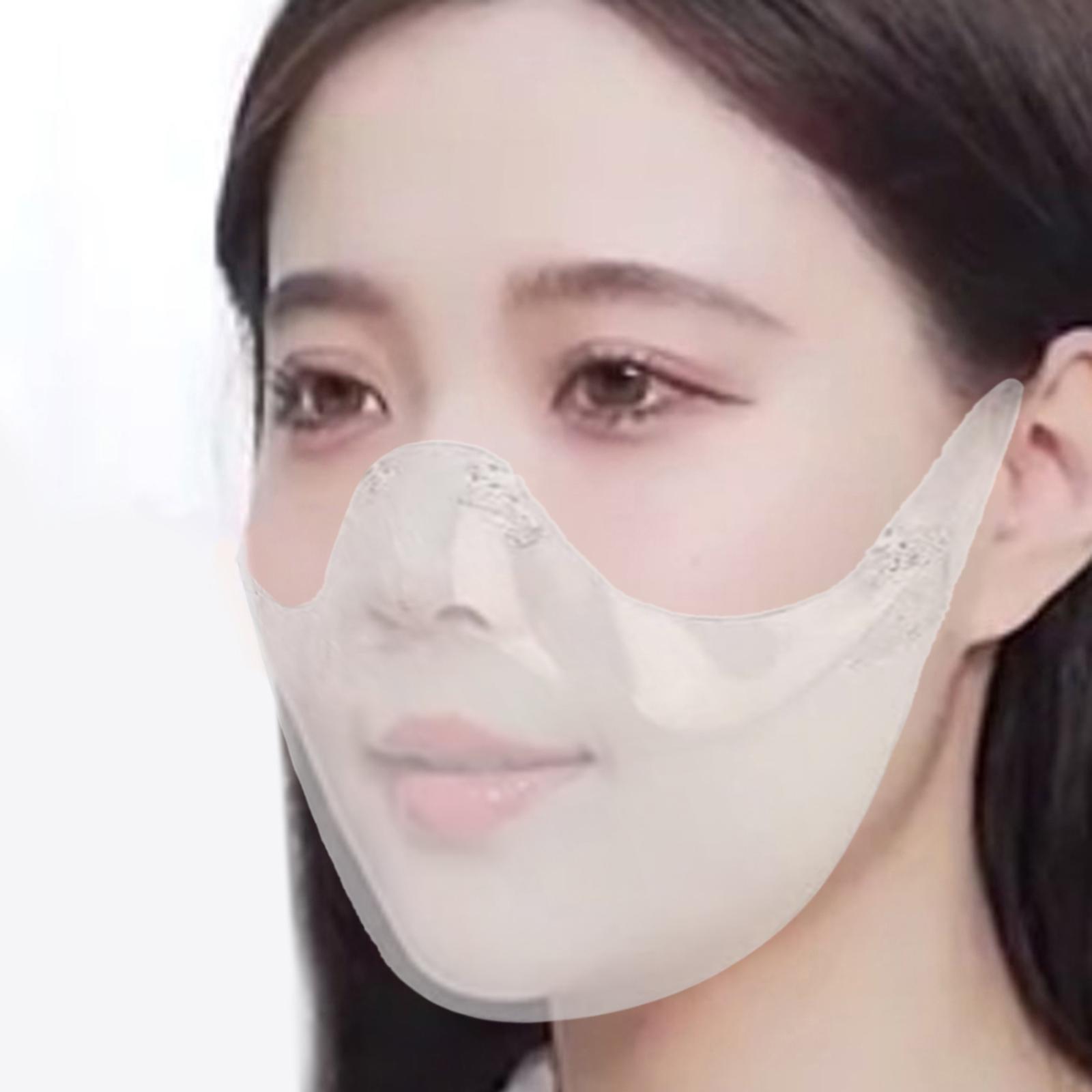 Clear Face Shields Visor Transparent Anti Fog Reusable Face Covering Masks