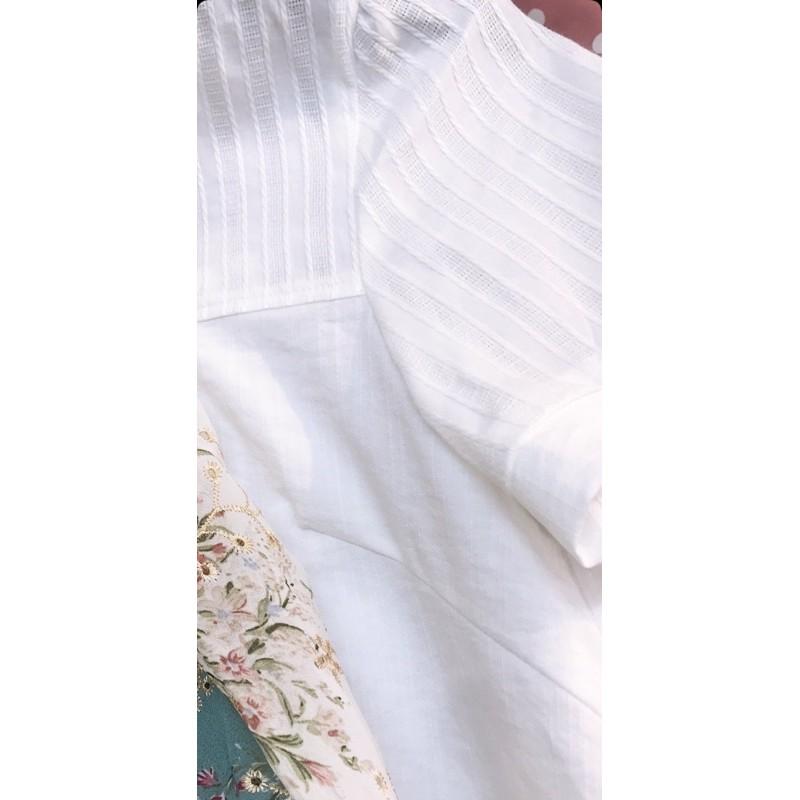Sơ mi bầu phối ren gân full size 40-85kg