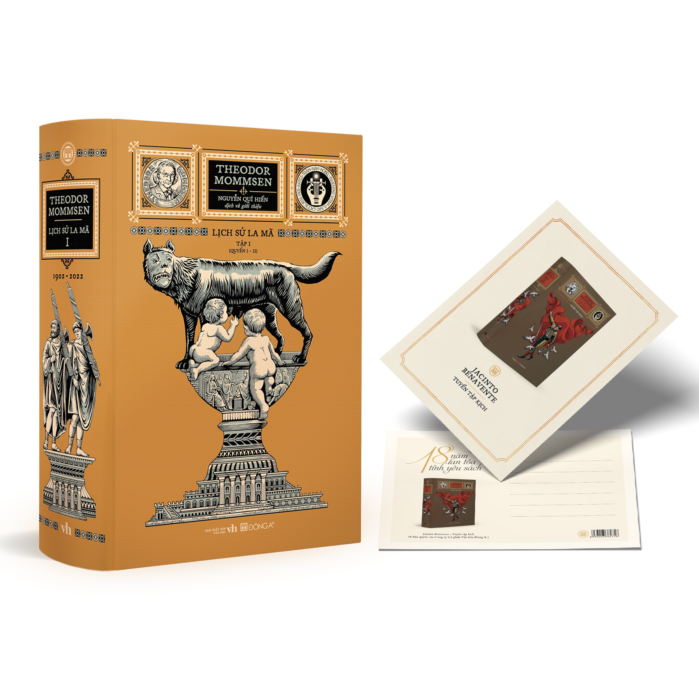 Trăm năm Nobel - Lịch sử La Mã - Tập 1 - tặng kèm Postcard Đông A 18