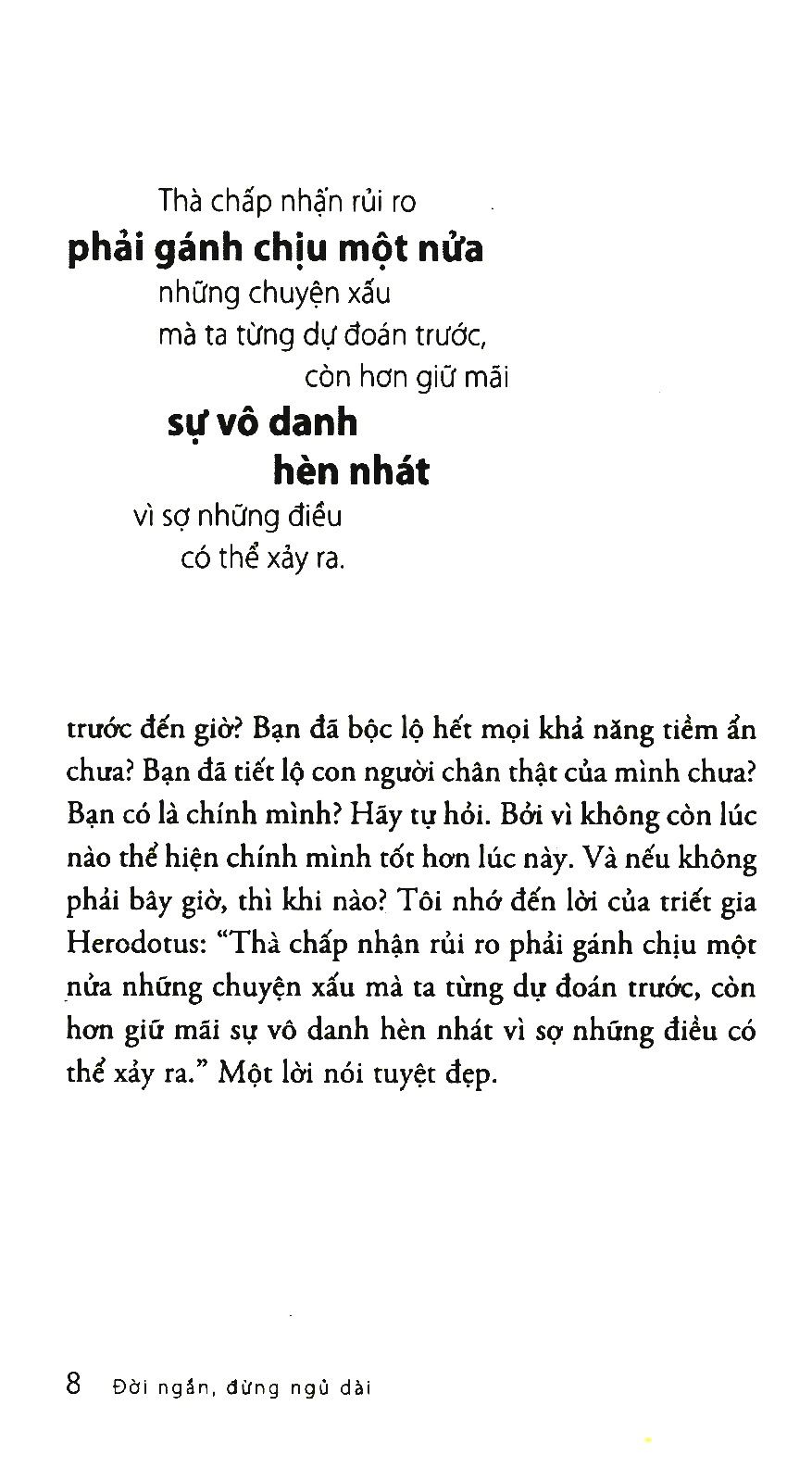 Đời Ngắn Đừng Ngủ Dài (Tái Bản)