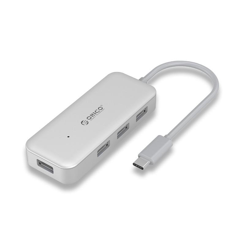 Bộ chia 4 Cổng Usb 3.0 Orico Type C cho Mac