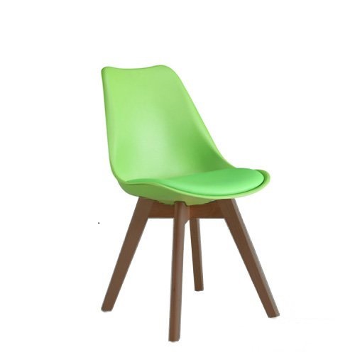 ghế chân gỗ mặt nhựa đủ màu