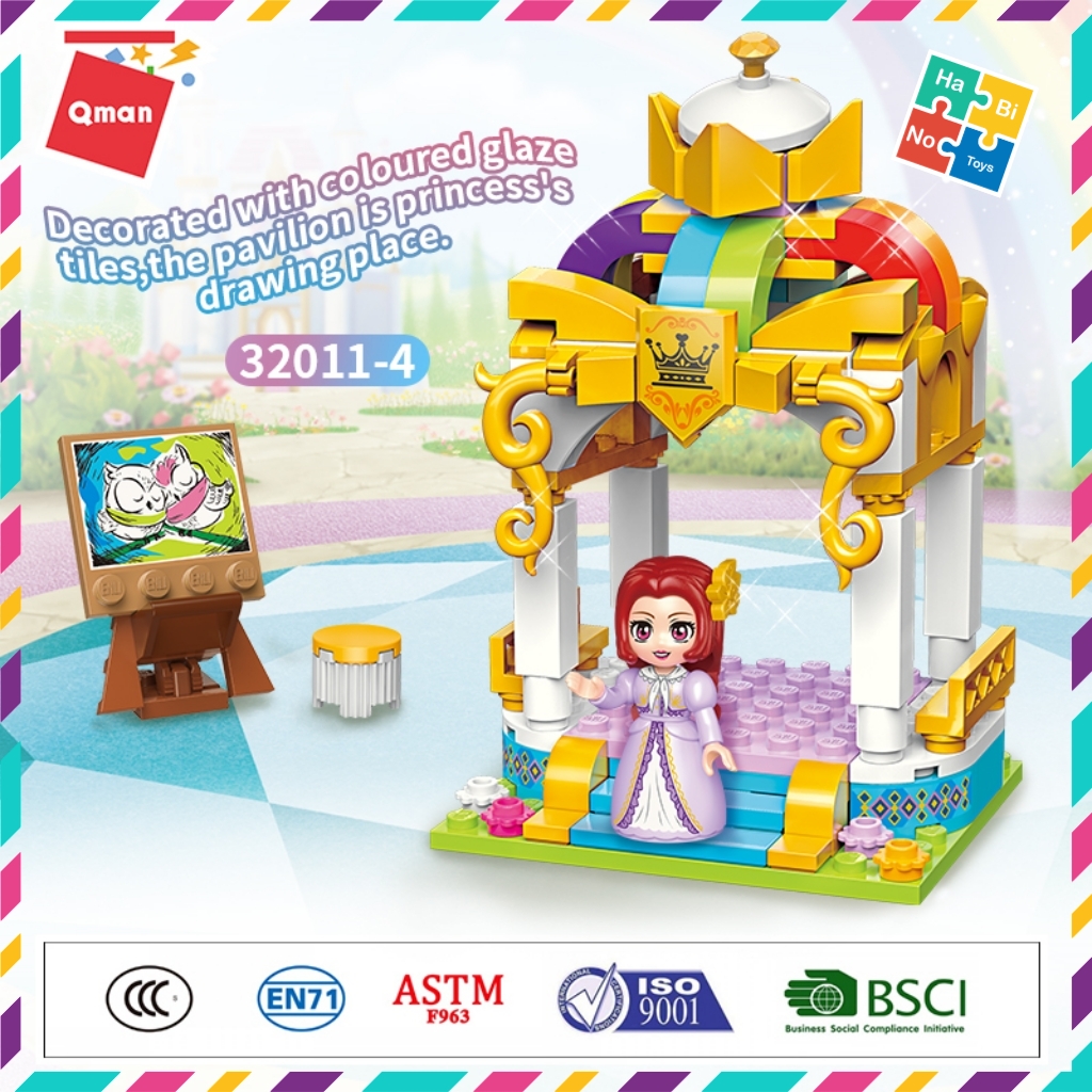 Bộ Lắp Ghép Đồ Chơi Lego Cho Bé Gái Qman Giấc Mơ Về Hoa Và Cầu Vồng 32011 Cho Trẻ Từ 6 Tuổi Gồm 4 Hộp