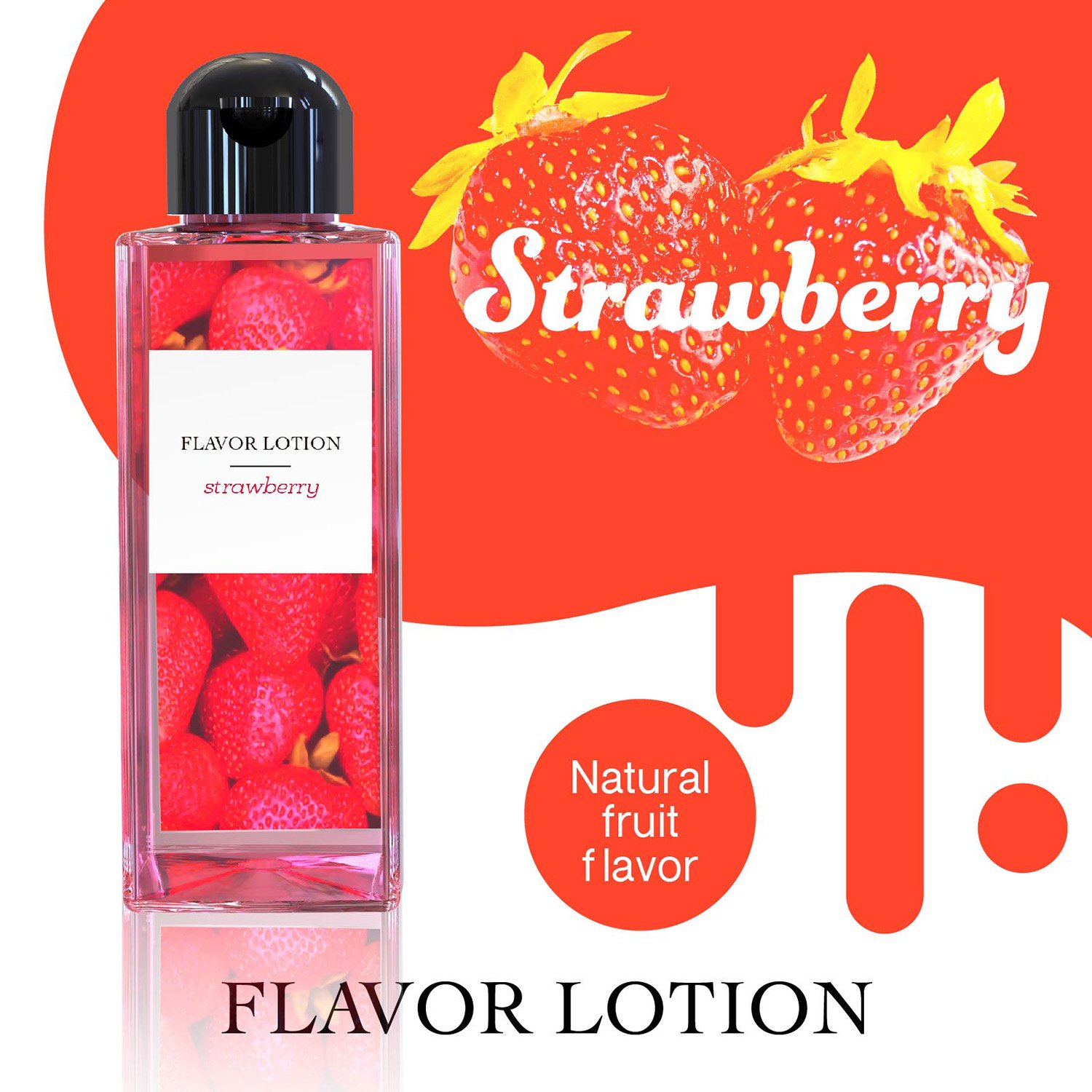 Gel Bôi Trơn Hương Dâu Flavor Lotion Strawberry Nhật Bản Kèm Gel Jex