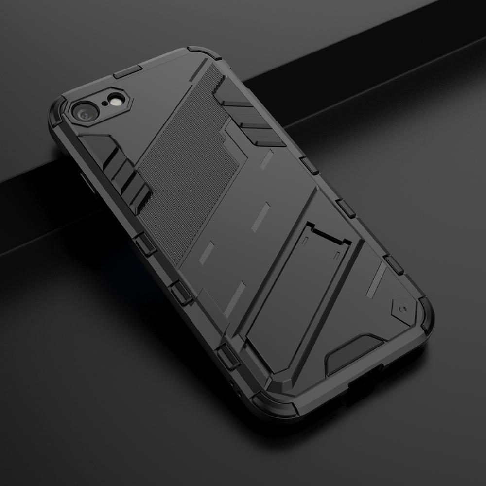 Ốp lưng cho iPhone 7 8 SE 2020 SE 2022 chống sốc Iron Man PUNK cao cấp kèm giá đỡ