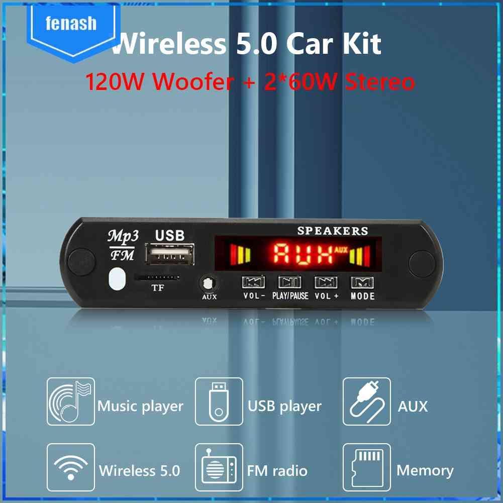 Bảng Mạch Giải Mã Âm Thanh Nổi Bluetooth 5.0 Mp3 DC 8V-24V 2x60w