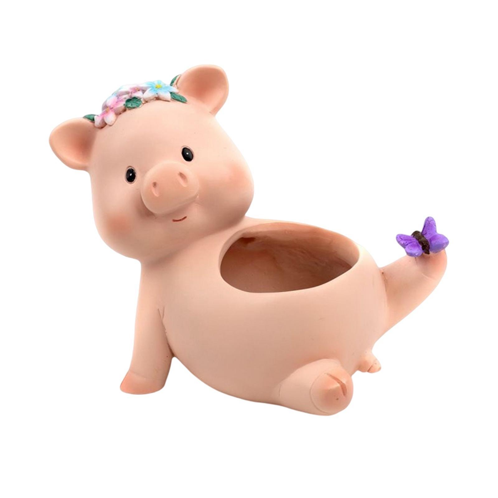 Resin Succulent Pot Planter Container Cute Bonsai Plant Pot