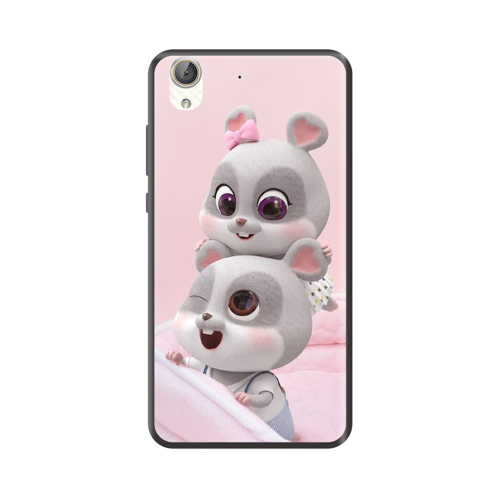 Ốp lưng TPU viền dẻo cho điện thoại HUAWEI Y6II Hình Chuột Tết 2020 - Mẫu 04