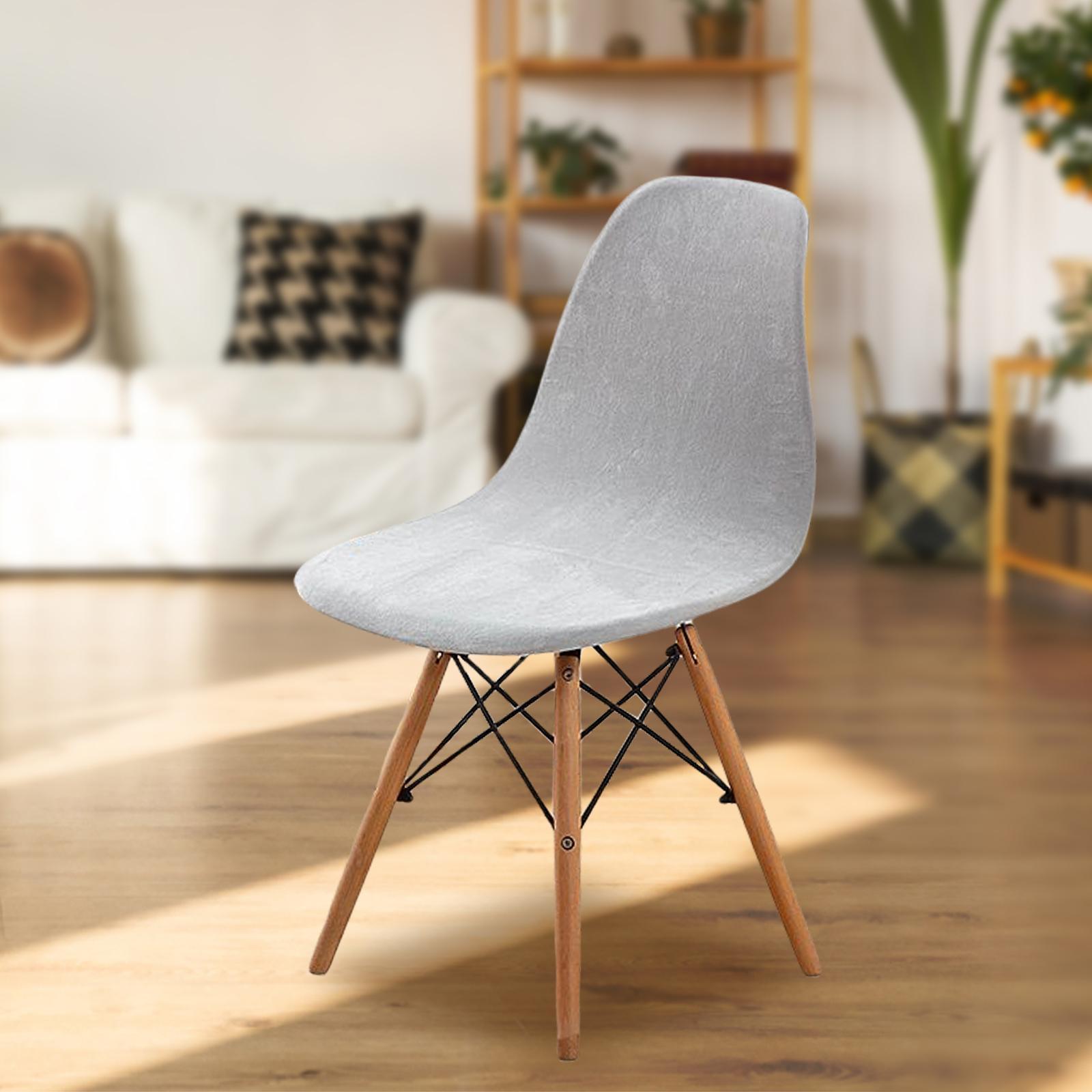 Armless Chair Cover Conferences Shell Chair Seat Cover Chair Gray