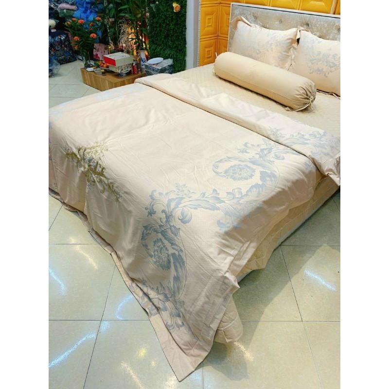 Set Chăn Ga Gối Lụa Trần Bông Cao Cấp