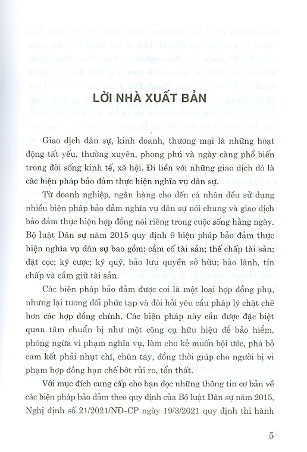 9 Biện Pháp Bảo Đảm Nghĩa Vụ Hợp Đồng (Quy Định, Thực Tế Và Thiết Kế Giao Dịch Theo Bộ Luật Dân Sự Hiện Hành) - (Tái bản lần thứ 3, có sửa chữa, bổ sung)