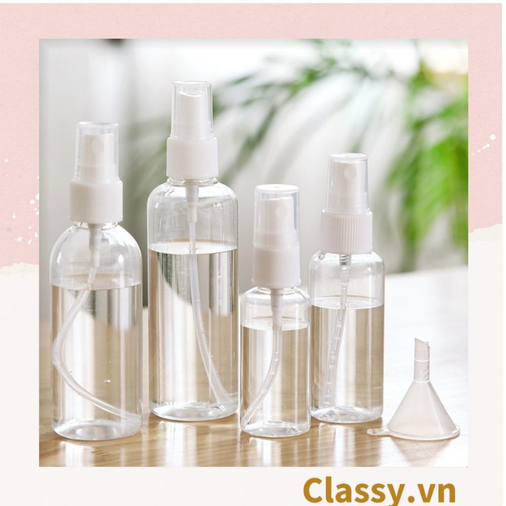 Chai Lọ Chiết Dạng XỊT Classy - Đựng Dung Dịch, Nước Hoa, Mỹ Phẩm, Toner,...; DUNG TÍCH 30 ML, 50ML, 100ML PK493