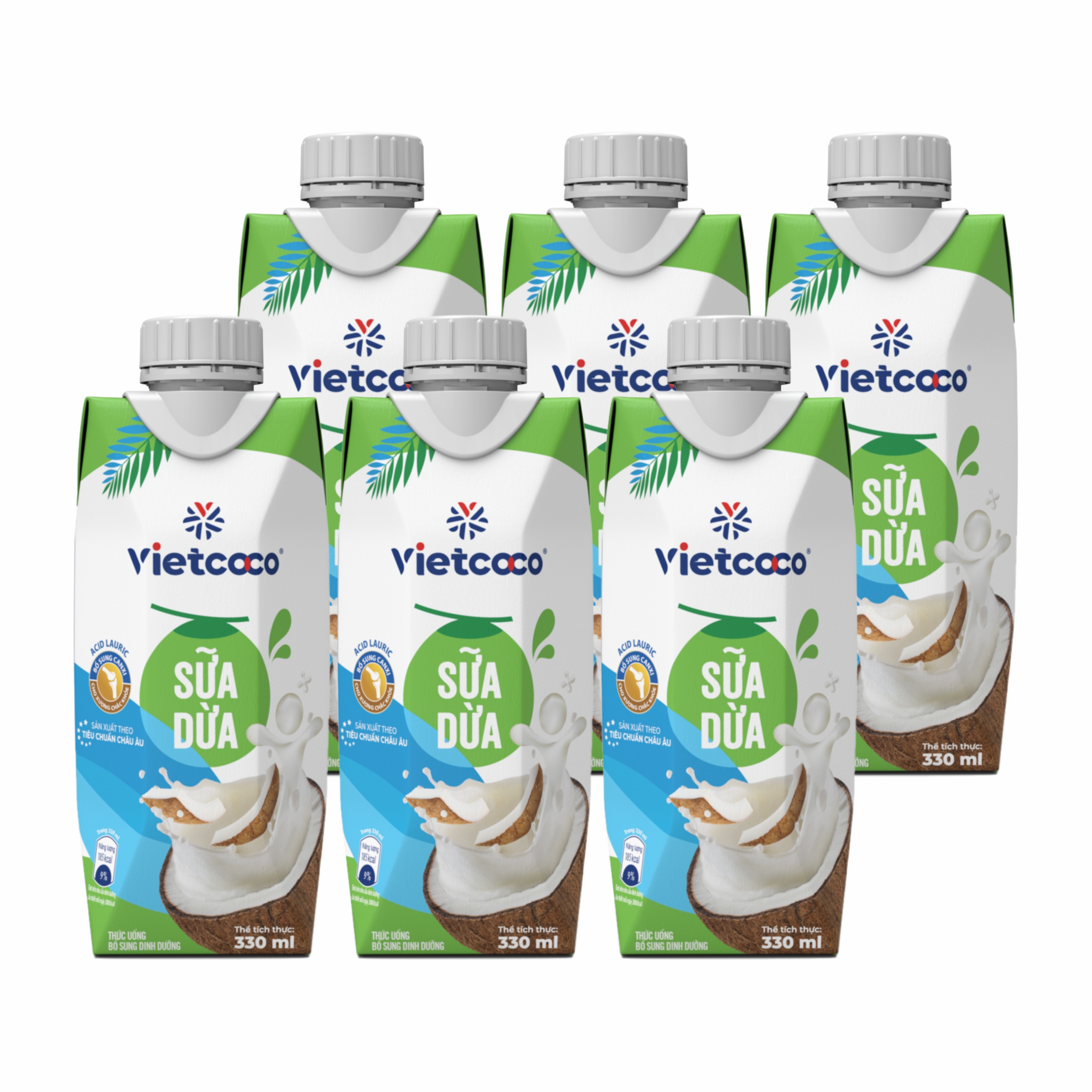 COMBO 6 HỘP SỮA DỪA UHT VIETCOCO 330ML