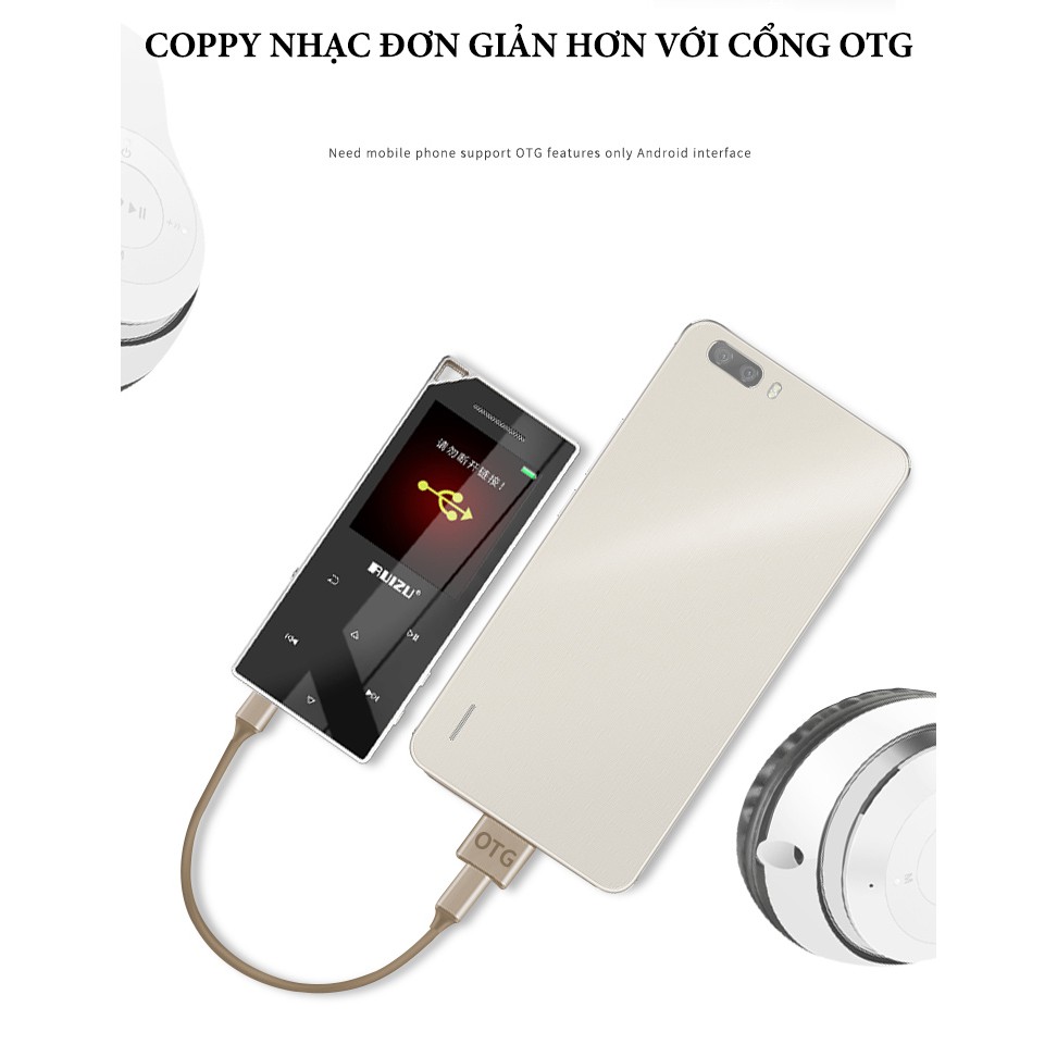 Máy Nghe Nhạc Lossless Bluetooth Ruizu D05 - Hàng Chính Hãng