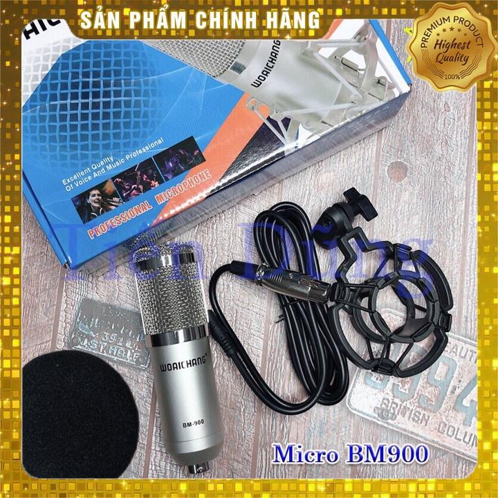 Xả kho mic thu âm BM900 kết hợp soundcard K10 và H9,V8,V10