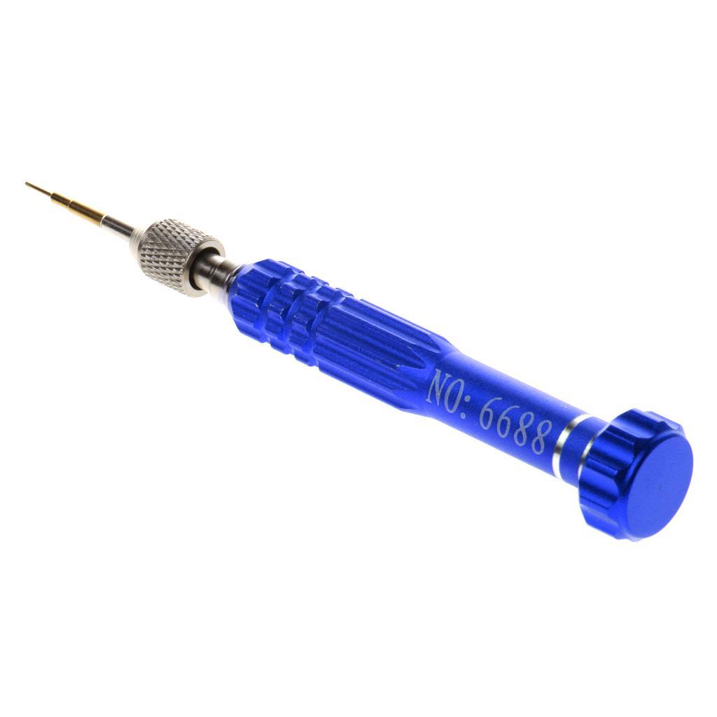 5 In 1 Aluminium Magnetic Phone Repair Opening Tool Screwdriver Set Blue