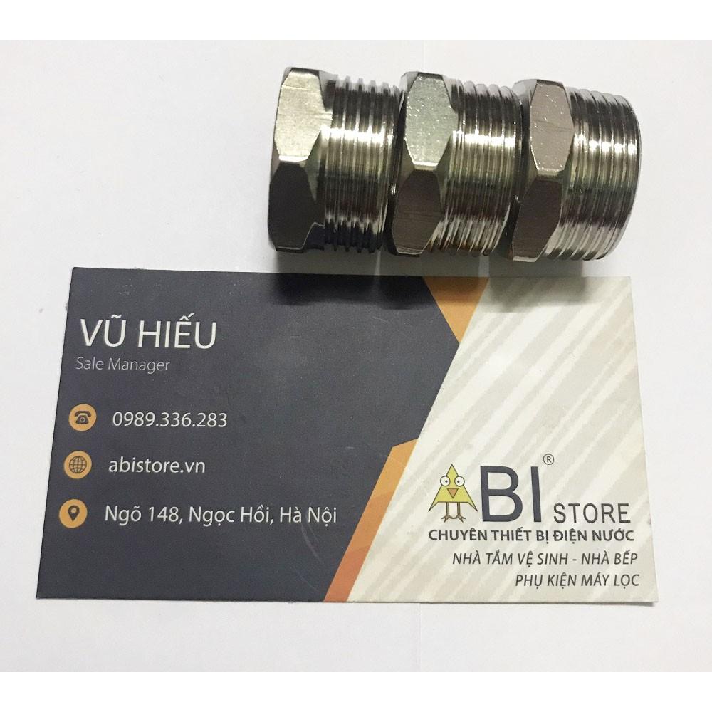 LƠ THU 20/15 (27-21) INOX BÓNG HÀNG ĐẸP GIÁ RẺ ( CÀ RÁ INOX, ĐẦU NỐI ỐNG NƯỚC REN NGOÀI )