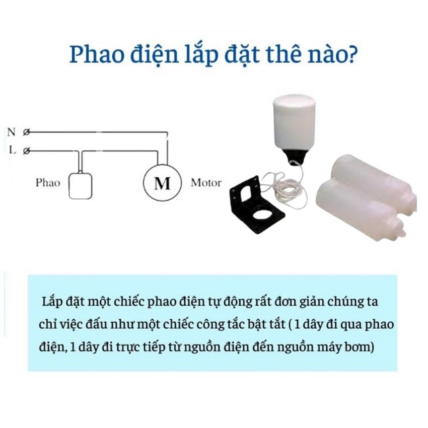 Phao điện thông minh RADAR/phao bồn nước/phao tự động ngắt nước