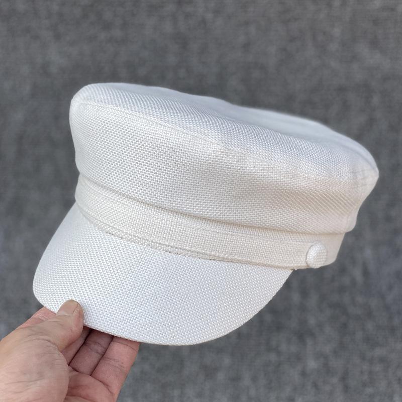 Người Lớn Nhỏ Quốc Nữ Mùa Hè Cotton Và Vải Lanh Hải Quân Nón Nam Plus Kích Thước Quân Sự Quân Đội Mũ 54Cm 56cm 57.5Cm 59Cm 61Cm