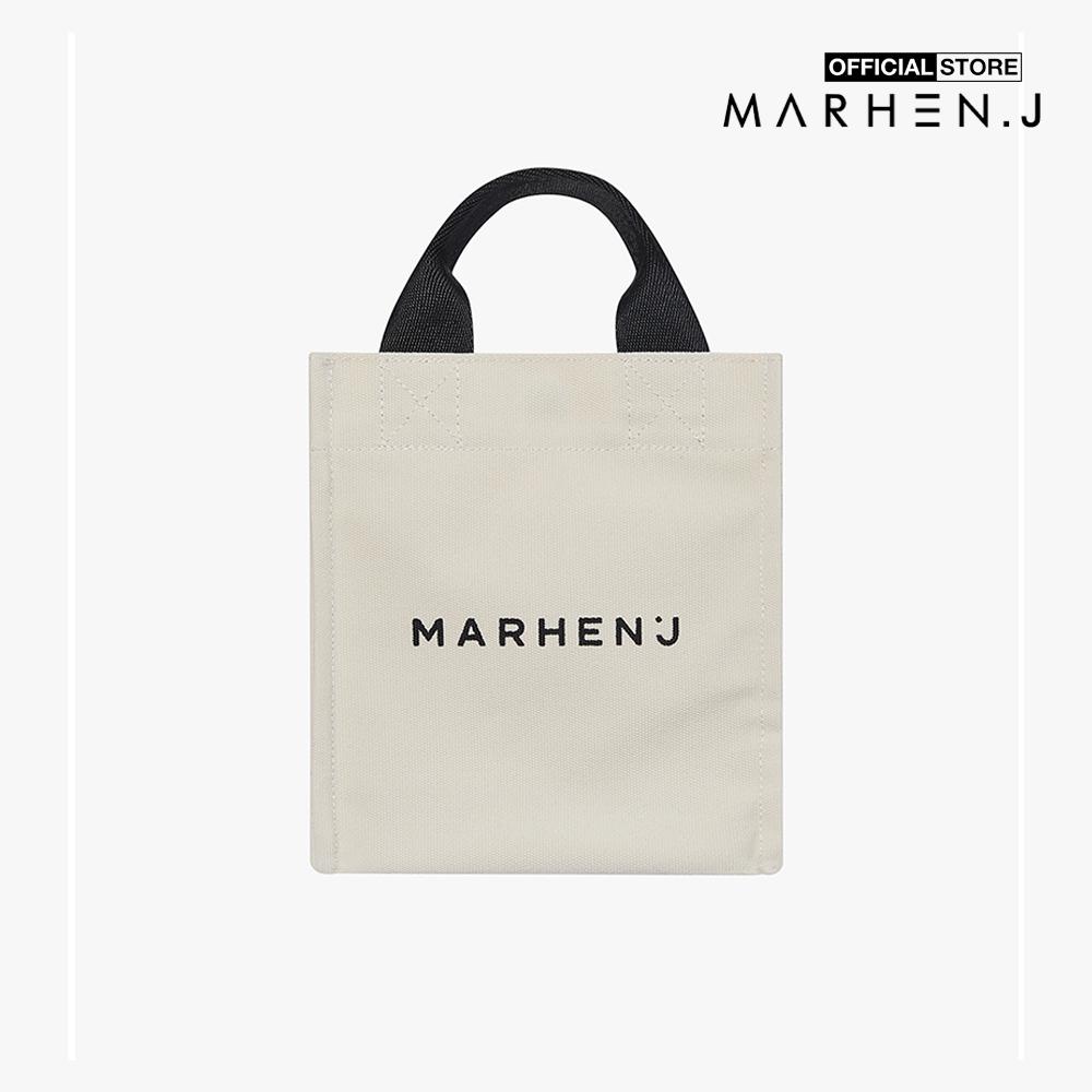 Marhen.J - Túi đeo vai chữ nhật vải bố New Ricky Mini MJ21AECRKM-IV