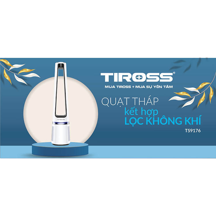 Quạt tháp không cánh và lọc không khí Tiross TS9176 - Hàng Chính Hãng