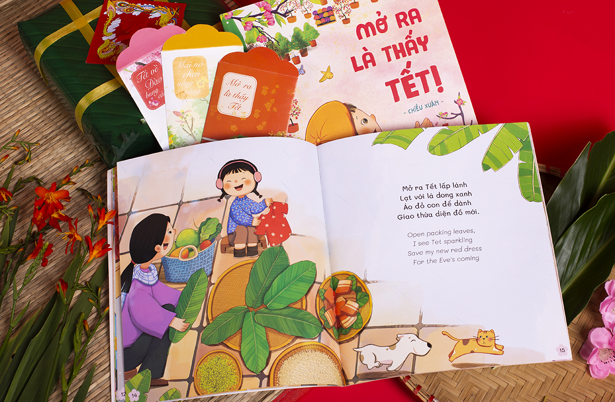 Sách Tết 2023 - Set Mở ra là thấy Tết kèm quà tặng cho bé 0-3-6 tuổi