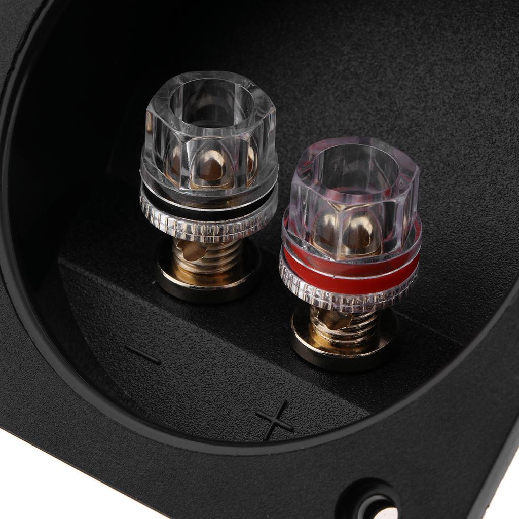 DIY Home Car Stereo 2-Way Speaker Terminal Binding Post 80 Crystal