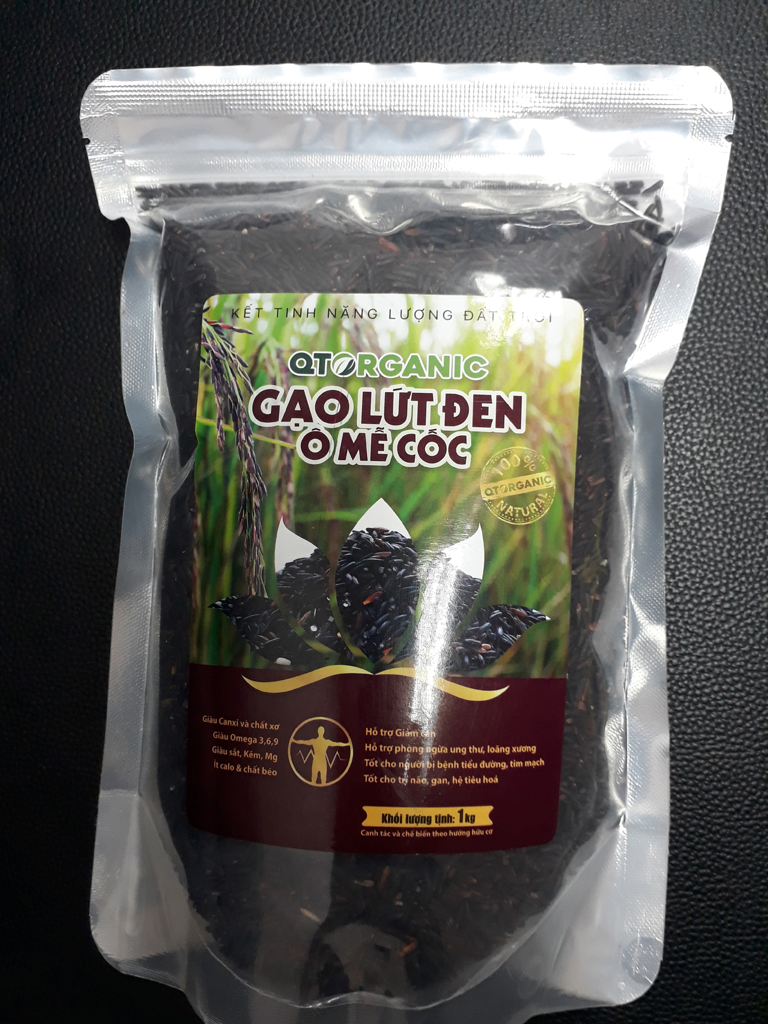 GẠO LỨT ĐEN TÚI 1 KG