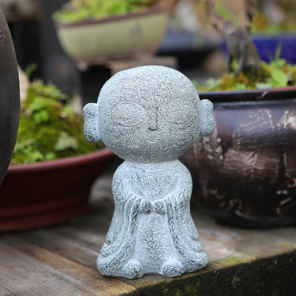 Cute Monk Buddha Statue Crafts Feng Shui for  Decor