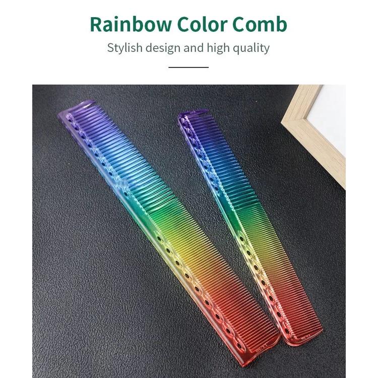 Lược Cắt Tóc Nam Nữ Cầu Vồng Rainbow Comb 3 Kích Thước