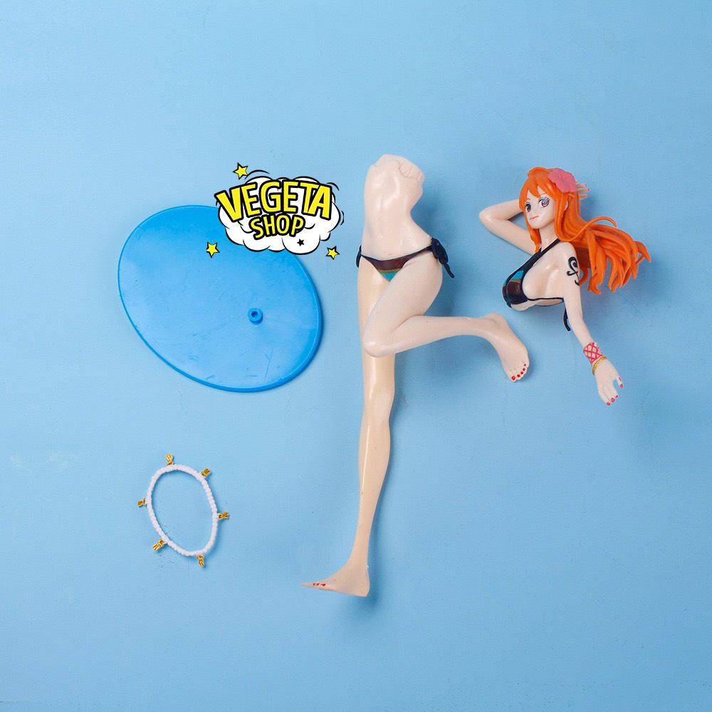 Mô hình One Piece - Nami sexy quyến rũ xinh đẹp dễ thương tạo dáng bãi biển - Cao 24cm