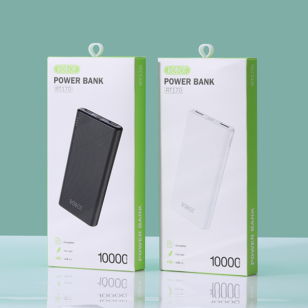 [[ KÈM VIDEO ]] - Pin Sạc dự phòng 10000mAh Robot - Cho di động/điện thoại Apple/iOS (iPhone/iPad), Android -RT170 - Hàng Chính Hãng