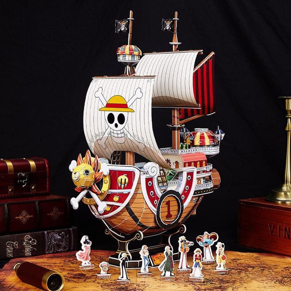 Đồ Chơi Lắp Ráp Mô Hình Giấy 3D One Piece - Thuyền Thousand Sunny Plus - CubicFun DS1027H (244 Mảnh Ghép)